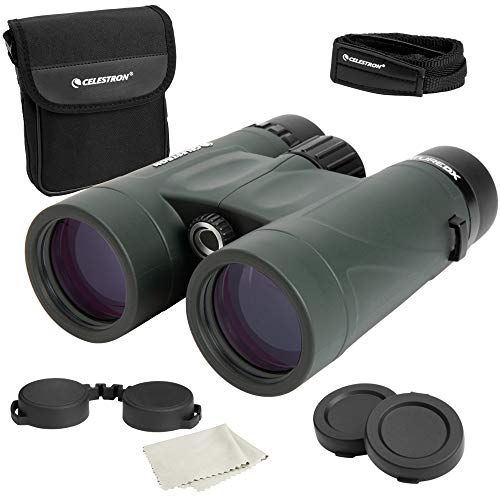 Celestron 71332 Binocolo Nature Dx 8X42 Mm Con Obiettivo Multistrato, Vetro A Prisma Bak-4 E Custodia Per Il Trasporto, Verde
