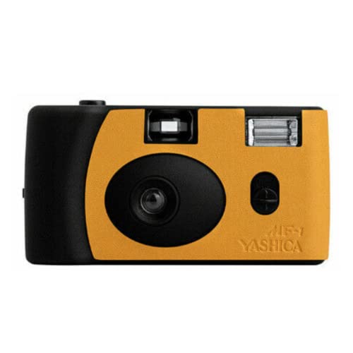 Yashica Mf-1 - Fotocamera Snapshot Art (Nero/Arancione)