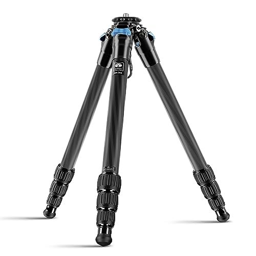 Sirui Am-284 Portatile Viaggio Carbonio Fibra Treppiede Cavalletto Treppiedi Tripod Per Camera Reflex Fotocamera 4 Sezioni Gambe, Blocco Gambe Girevol