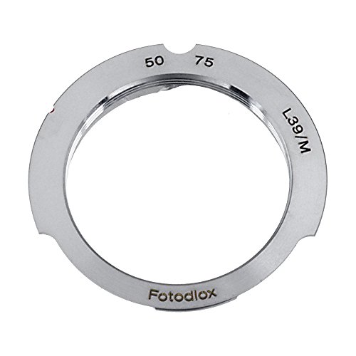 Fotodiox Anello Adattatore Per M39 (39Mm, Leica) Obiettivo A Fotocamera Leica M Con Interlinea 50Mm/75Mm