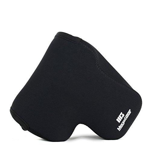Megagear Mg755 Sony Cyber-Shot Dsc-Rx10Iv, Dsc-Rx10Iii Ultra Light Custodia In Neoprene Per Fotocamera Con Moschettone - Nero