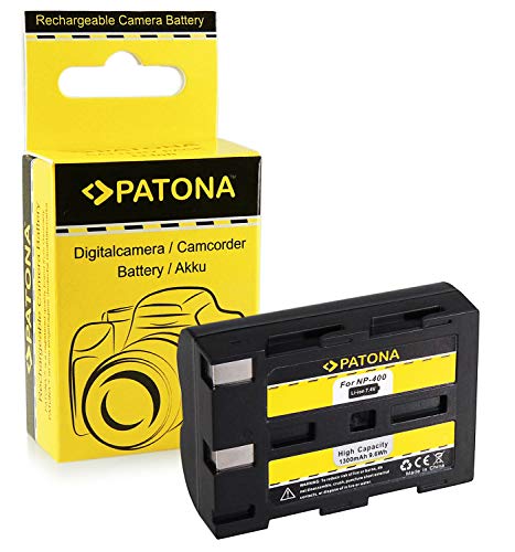 Patona Batteria Np-400 Compatibile Con Minolta Dimage A1 A2 Dynax 5D 7D