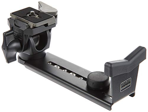 Manfrotto 293 Staffa Per Obiettivo Con Attacco 1/4" Per Fotografia, Nero