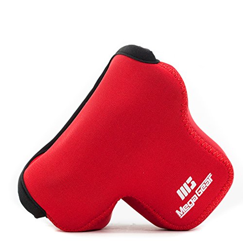 Megagear Mg514 Olympus Pen E-Pl9, E-Pl8, E-Pl7 Ultra Light Custodia In Neoprene Per Fotocamera - (Rosso)