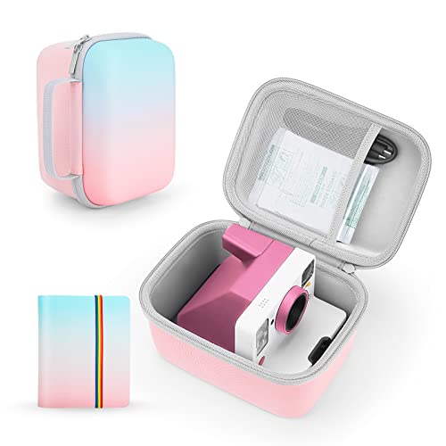 Yinke Album Foto Per Polaroid Originals Onestep With Custodia Per Polaroid Onestep 2/Now + Fotocamera Istantanea,Borsa Protettiva Cover Case(Colori Sf