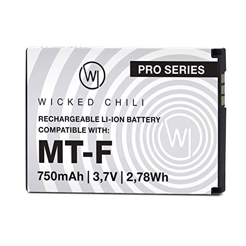 Wicked Chili Batteria Compatibile Con Avm Fritz!Fon C5, C4, M2, Mt-F, Motorola Motofone F3, Em325, M325, Em25 – Batteria Di Ricambio Per: Avm 312Bat01