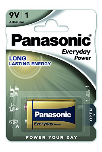 Panasonic 6R61 Everyday Transistor 9V, Argento