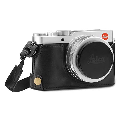Megagear Custodia In Vera Pelle Per Leica D-Lux 7 - Nero
