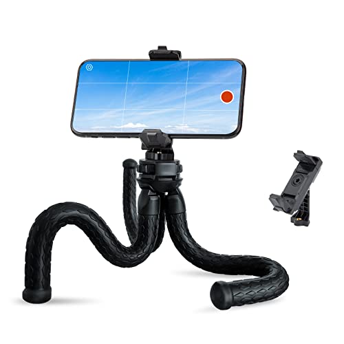 Treppiede Smartphone, Fotopro Mini Treppiede Flessibile Per Smartphone Octopus Con Supporto Per Telefono, Mini Treppiede Portatile Per Trucco, Video L