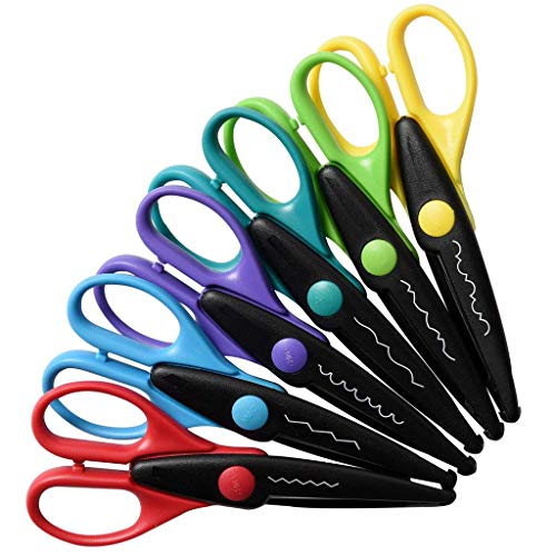 Zink 6 Set Di Forbici Decorative Colorate Per Progetti Fotografici