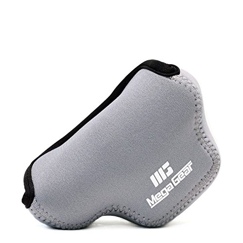 Megagear Fotocamera Custodia Neoprene Borsa Per Panasonic Gm1 Con 12-32Mm Gray