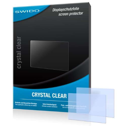 2 X Swido Pellicola Protettiva Cristallina E Resistente Per Samsung Wb35F Qualita' Premium - Made In Germany