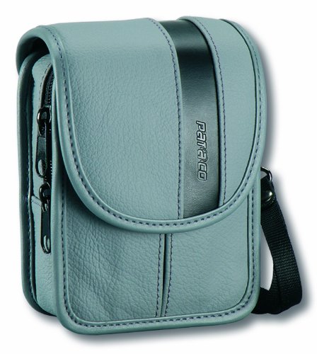 Pe - Borsa Protettiva In Pelle Per Fotocamere Compatte E Digitali, Colore: Grigio