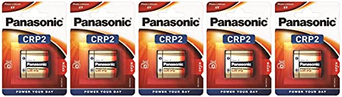Batteria Al Litio Panasonic Crp2 6V - Blister 1X5 - Confezione Da 5 Blister