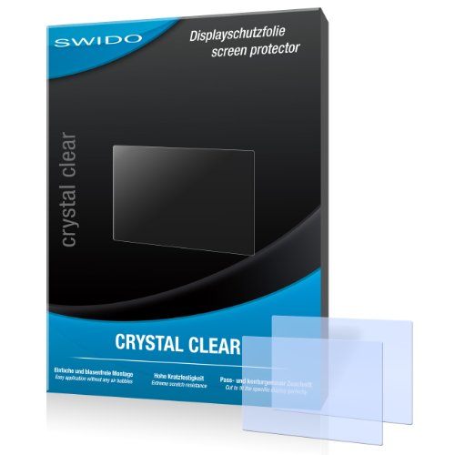 Swido - Pellicola Protettiva Per Display Per Samsung Wb50F/Wb-50F/Wb-50 F, Qualità Premium, Made In Germany 2 X Swido Crystal Clear