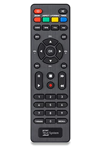 Telesystem Telecomando Ts6818/6005, Nero