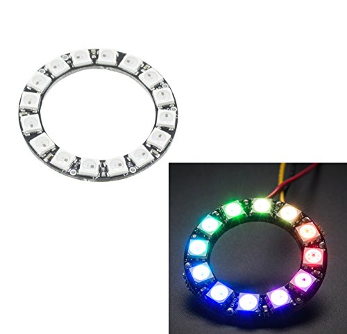 Aihasd 16 Bit Ws2812B Modulo Ws2812 5050 Rgb Led Lampada Ad Anello Luce Indirizzabile Individualmente Con Driver Integrati