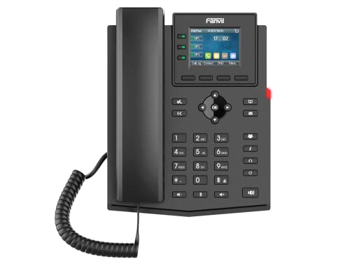 Fanvil X303G Telefono Ip Nero 4 Linee Lcd
