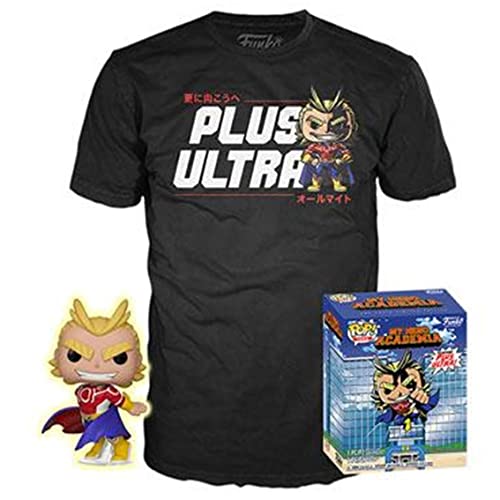 Pop & Tee My Hero Academia All Might Funko + Camiseta Talla M Ut - 56664M