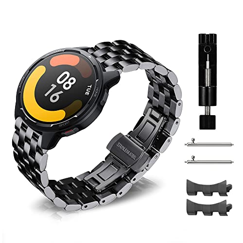 Kogiio 22Mm Cinturino Per Xiaomi Watch 2 Pro/Watch S1/ S1 Active/Mi Watch, Acciaio Inossidabile Cinturino Per Huawei Watch Gt 3 46Mm/Gt Runner/Amazfit