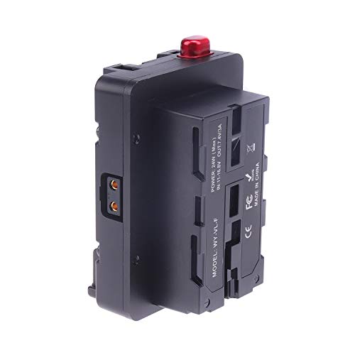 Hersmay V-Lock D-Tap - Adattatore Per Piastra Di Montaggio A V Per Fotocamere Sony Npf