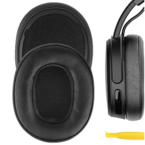 Geekria Earpads Di Ricambio Per Hesh3, Hesh 3, Crusher Wireless Headphone Earpad/Ear Cushion/Ear Cups/Ear Cover/Ear Pads Repair Parts (Black)
