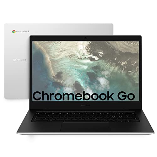 Samsung Galaxy Chromebook Go, Computer Portatile Xe340Xda-Ka1It Chrome Os, Processore Intel Celeron, Display Screen 14” Full Hd Led, Ram 4Gb, Memoria 