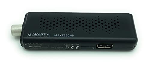 Decoder Retro Tv Hdmi Digitale Terrestre Zapper Dvb-T2 Hd Hevc H.265 Main 10 Con Telecomando Universale