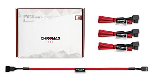 Noctua Na-Sec1 Chromax.Red, Prolunghe Per Ventola (30 Cm, Rosso)