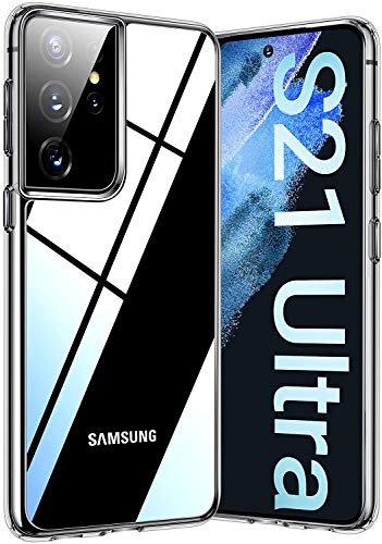 Captor Cover Trasparente Per Samsung S21 Ultra, Custodia Tpu In Silicone Flessibile Morbida E Sottile, Protezione Full Body Con Bordo Rialzato Per Sch