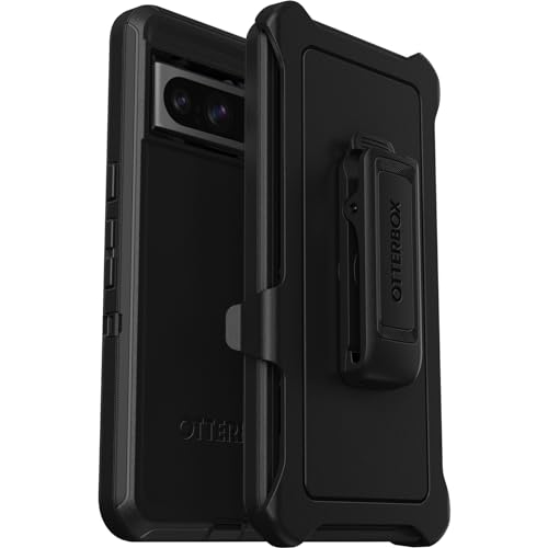 Otterbox Cover Per Google Pixel 8 Pro Defender, Resistente A Shock E Cadute, Cover Ultra Robusta, Testata 5X Vs Norme Mil-Std 810G, Nero