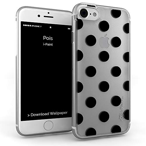 I-Paint Cover Rigida Bumper - Iphone 8/7/Se 2020, Modello Pois