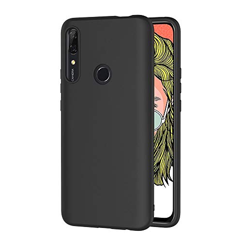 Aicek Cover Compatible Huawei P Smart Z Cover P Smart Z Nero Silicone Case Molle Di Tpu Sottile Custodia Per Huawei P Smart Z (6.59 Pollici)