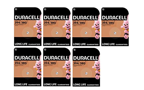 7X Duracell 394/380 Sr936 Con Ossido D'Argento (7 Blister Da 1 Batteria) 7 Pile