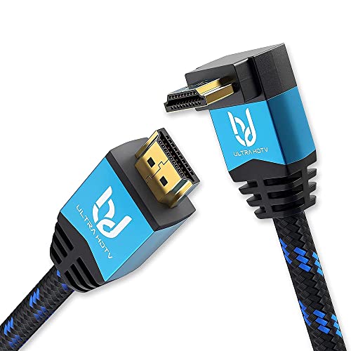 Ultra Hdtv Cavo Hdmi 4K - 2M 270 Gradi Premio Hdmi 2.0B Con Un Angolo Di 270°, Risoluzione 4K A 60Hz, Hdr, 3D, Arc, Hdr, 2160P, High Speed Con Etherne