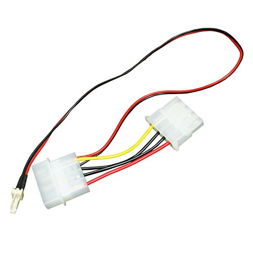 Aabcooling C16 - Cavo Per Collegare L'Alimentazione Al Ventilatore Con Connettore 2/3/4 Pin Da Connettore Adattatore Per Alimentazione 4 Pin Molex 12V