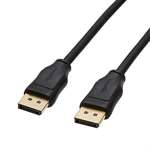 Amazon Basics - Cavo Displayport, 0.9 Metri, Nero