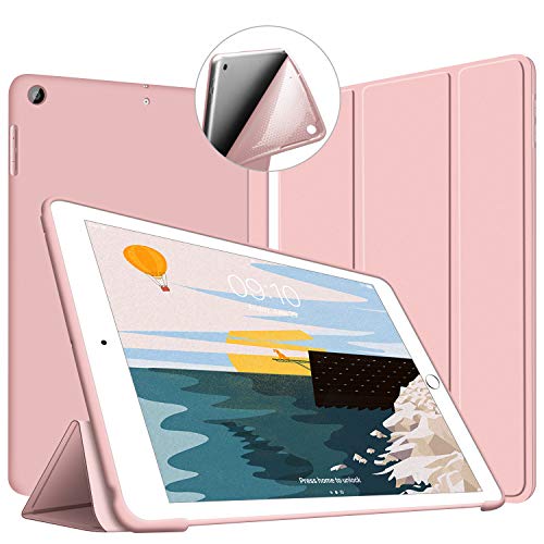 Vaghveo Custodia Per Ipad 10,2 Pollici 2021 9A Generazione /8A Gen 2020/Ipad 7A 2019 Ultra Sottile E Leggere Protezione Morbido Tpu Soft Silicone Smar