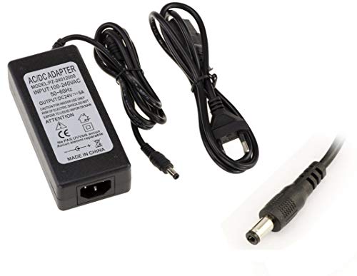Kalea-Informatique Alimentazione Da 220V A 24V Dc 5A Con Connettore 2,5Mm X 5,5Mm (Diametri Interno/Esterno)