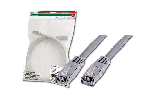 Digitus Patch Cable Cat5E, 0.3 M Cavo Di Rete 0,3 M Grigio