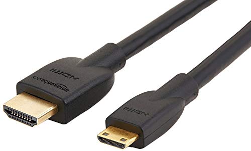 Amazon Basics Cavo Ad Alta Velocità Mini Hdmi A Su Hdmi C, Per Televisore Standard Più Recente, 1.83 Metri, Nero