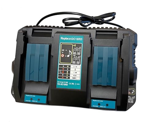 Dc18Rd 4A 7,2~18 V Caricatore Rapide Per Makita Bl1830 Bl1840 Bl1850 Bl1815 194204-5 194205-3 Batteria Di Ricambio Per Dc18Rc Dc18Ra Caricatore Con Sc