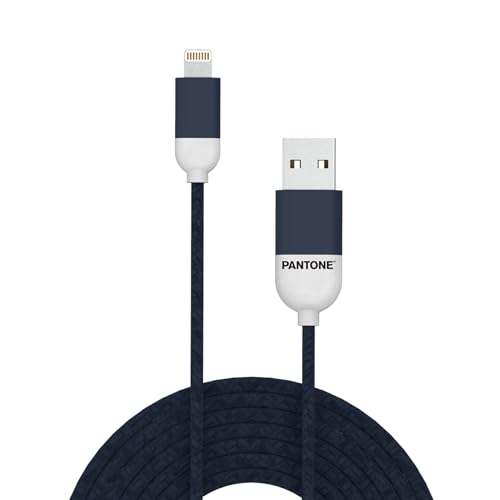 Celly Pantone Cavo Lightning 1.5M, Cavo Usb-A A Micro Usb Per Ricarica Rapida E Sincronizzazione, Compatibile Con Iphone E Ipad, Ultra-Sottile E Color