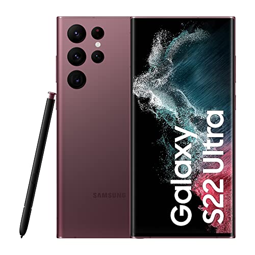 Samsung Galaxy S22 Ultra 5G Smartphone Android Senza Sim, 8Gb Ram E 128 Gb Memoria Interna, Display 6.8’’¹ Dynamic Amoled 2X, 5 Fotocamere, 108Mp, Bur