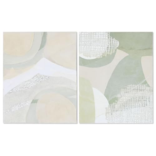 Home Esprit Quadro Astratto Moderno 80 X 3,8 X 100 Cm (2 Pezzi)