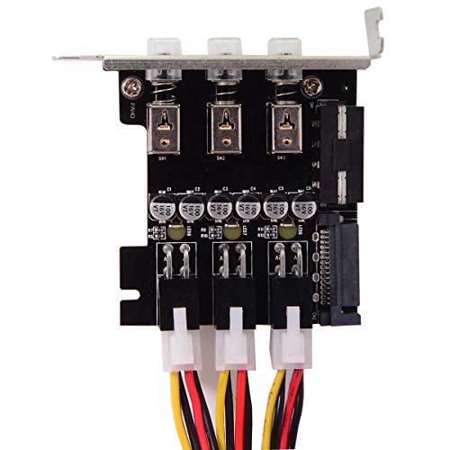 3 Hard Disk Control System Intelligent Control Management System Hdd Ssd Power Switch Con Staffa A Basso Profilo