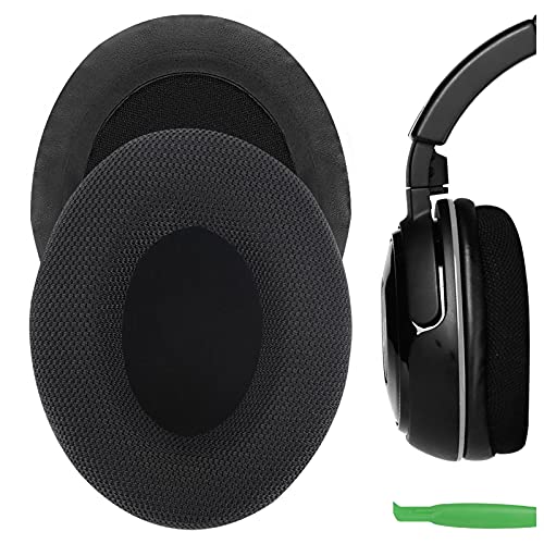 Geekria Cuscinetti Auricolari Di Ricambio In Tessuto A Rete Per Cuffie Da Gioco Turtle Beach Ear Force Xp500, Xp400, Xp300, Xo Four, Xo Three, Xo One,