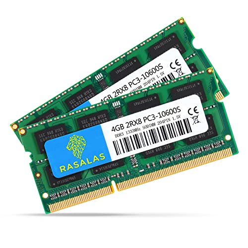 8Gb (2X4Gb) Ddr3 1333Mhz Pc3-10600 Sodimm Ram 2Rx8 Pc3 10600S 204Pin Memoria Per Apple Mac Portatile Laptop Notebook Dual Rank Rasalas Kit