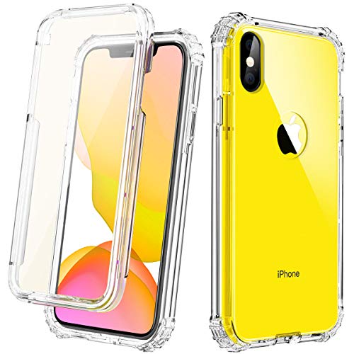 Aicase Coque Iphone Xs Max 360, De Qualité Militaire, Coque De Protection Integrale Antichoc Avec Protection D'Écran Intégré Pour Iphone Xs Max