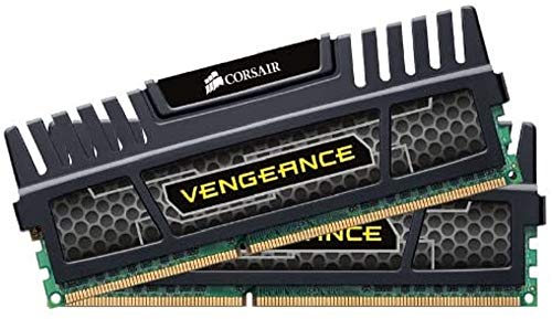 Corsair Cmz16Gx3M2A1600C9 Vengeance Memoria Per Desktop, 16 Gb (2X8 Gb), Ddr3, 1600 Mhz, Cl9, Con Supporto Xmp, Nero